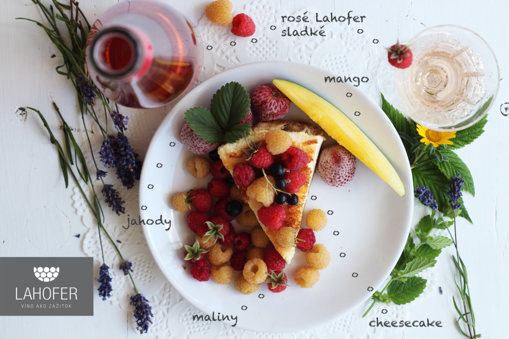rosé+cheesecake